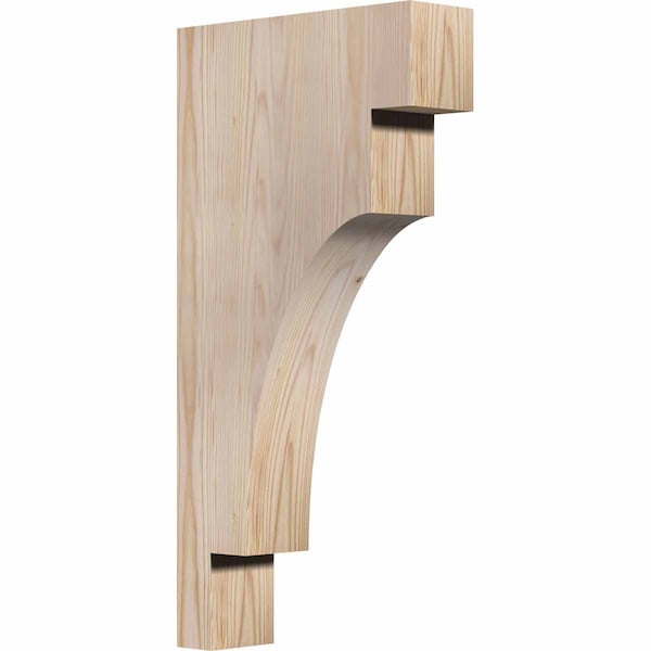 Ekena Millwork Mediterranean Smooth Corbel, Douglas Fir, 3 1/2"W x 12"D x 24"H COR04X12X24MED00SDF - main